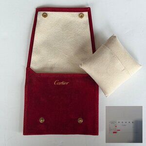 AUTHENTIC Cartier Love Bracelet Jewelry Travel Storage Pouch